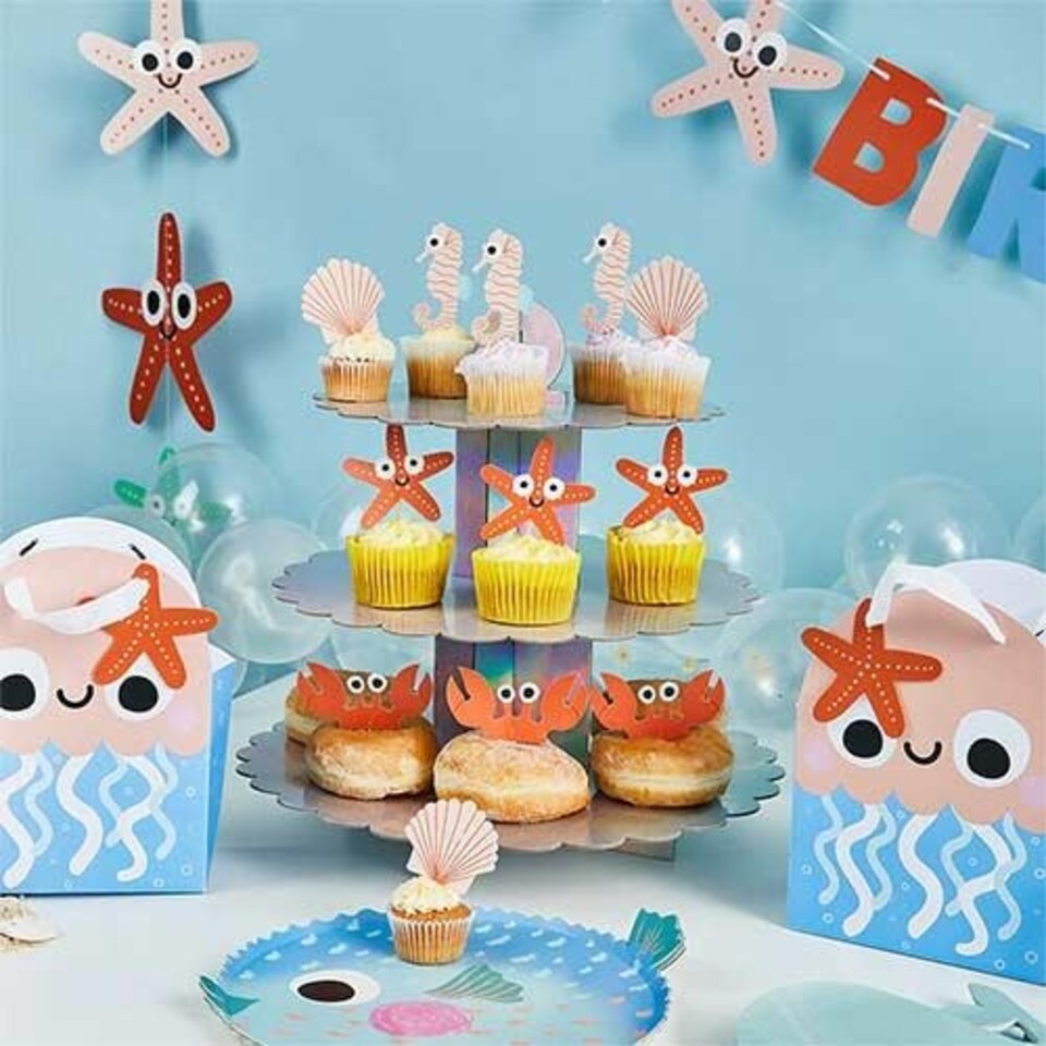 image 1 of Sea Friends Food Picks - Pack of 12