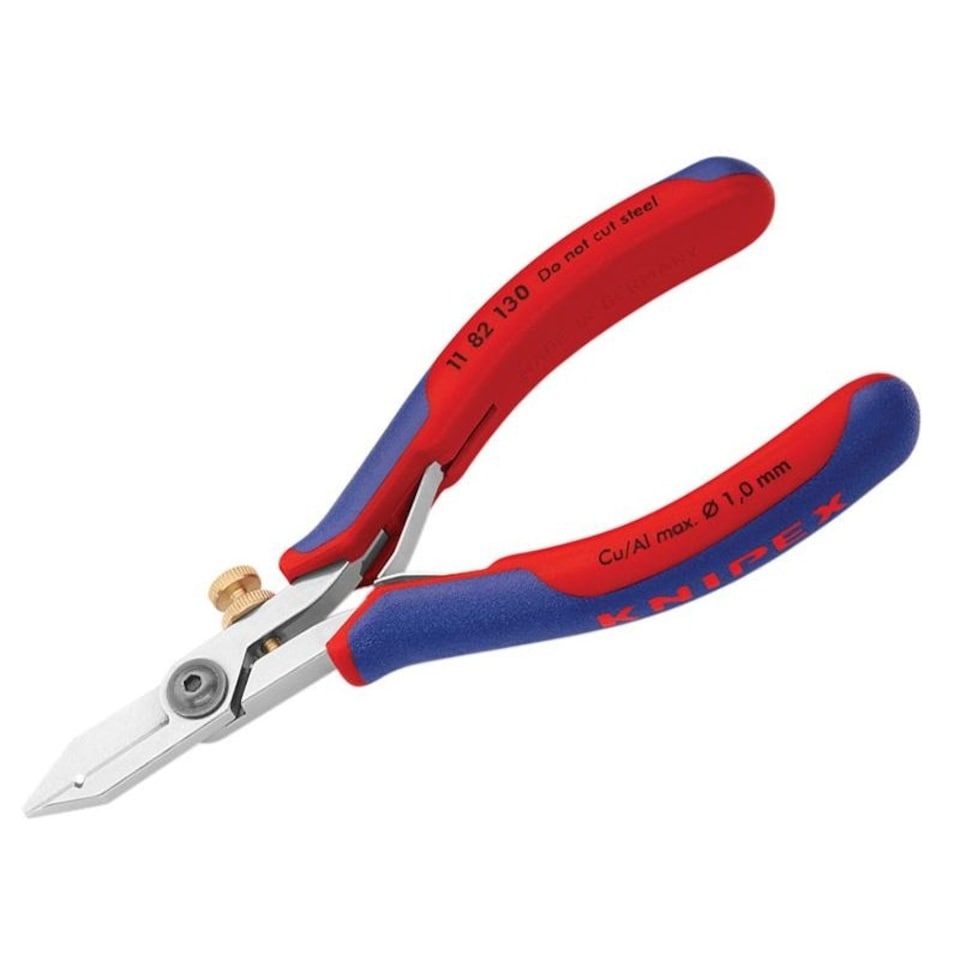 Knipex Electronic Wire Stripping Shears 130mm - Multi Colour - One Size