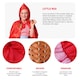 image 2 of Little Red Riding Hood Costume, Dog Toy & Basket Red | L