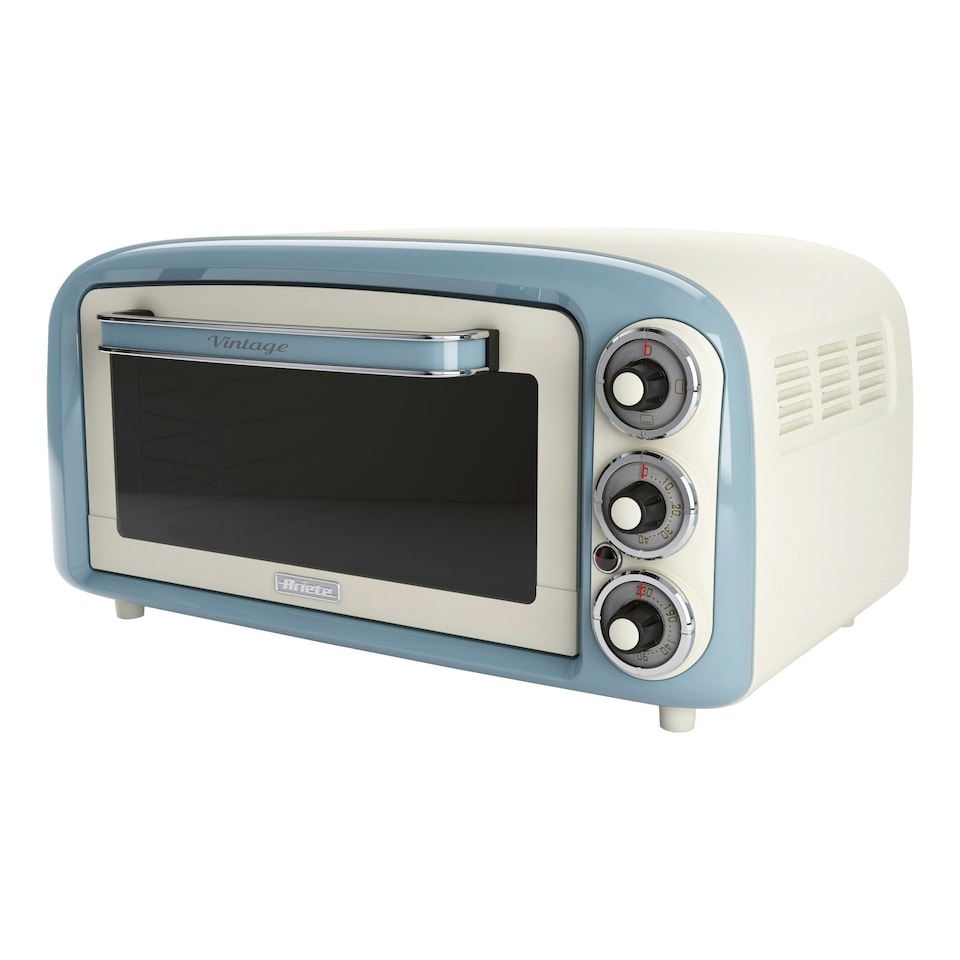 image 1 of Ariete 97905 Vintage Mini Oven, 18 Litre, 1380 W, Blue