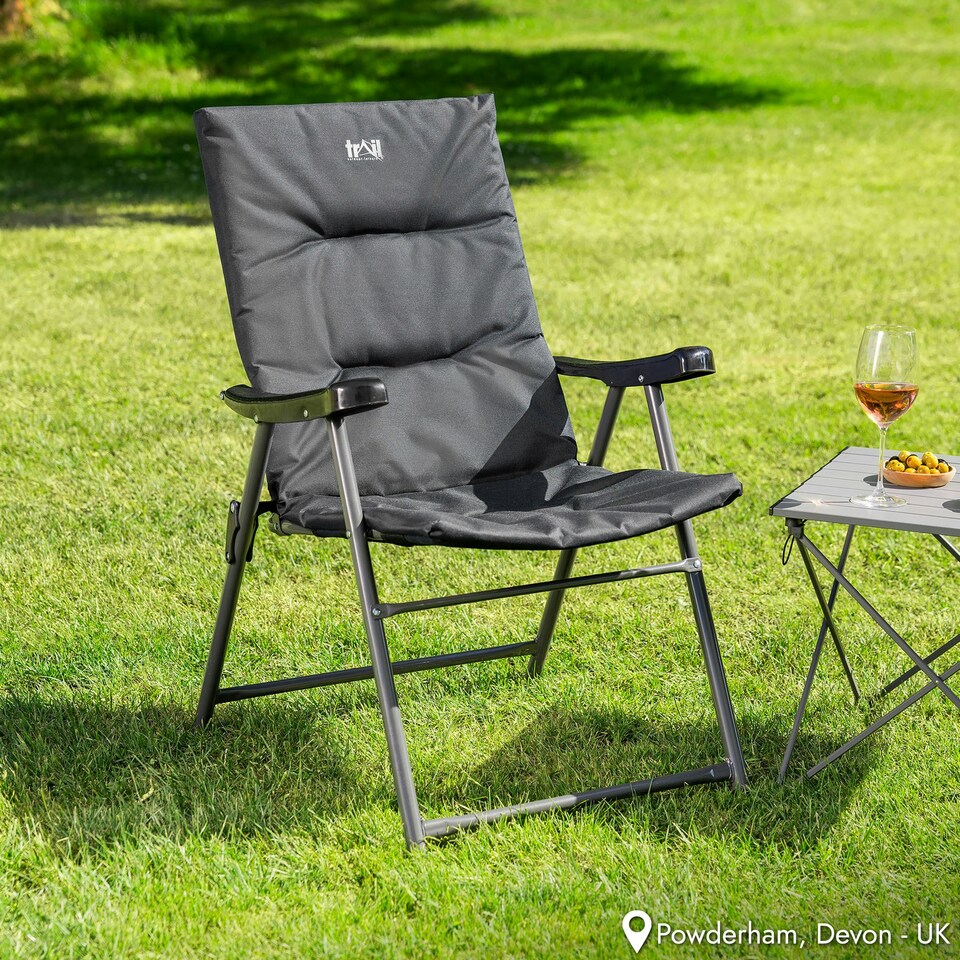 image 1 of Monarch Padded Folding Chair