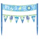 image 1 of Unique Party Banner Baby Shower Cake Topper - Blue - One Size