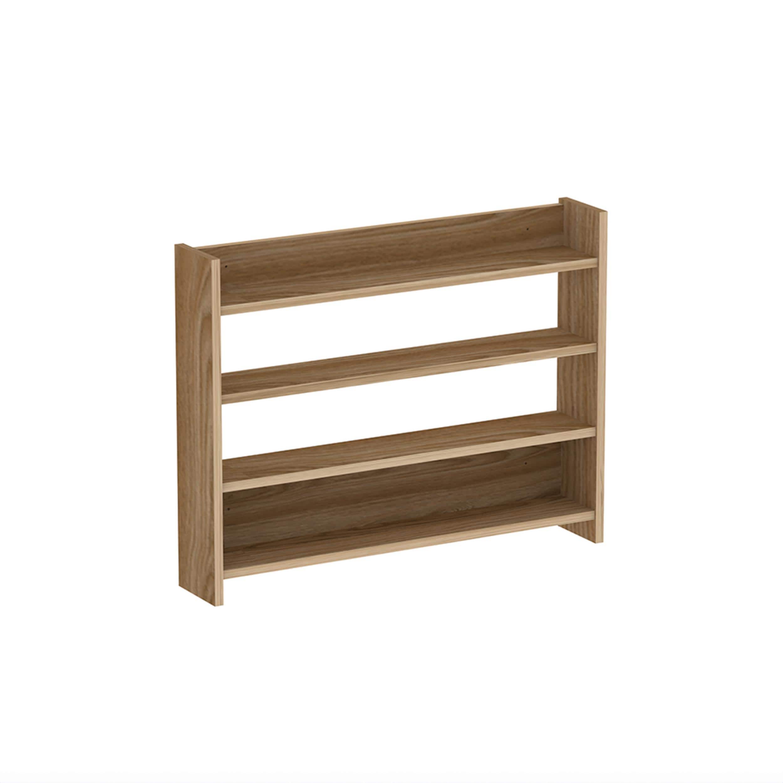 Decortie 'Lane' 4-Tier Wall-Mounted Display Shelf in Brown