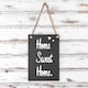 image 4 of Nicola Spring Slate Hanging Notice Board - 20 x 30cm - Natural