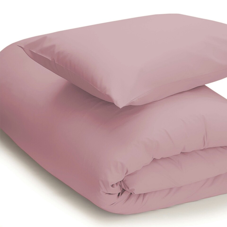 Belledorm Easycare Percale Duvet Cover - Blush - Kingsize