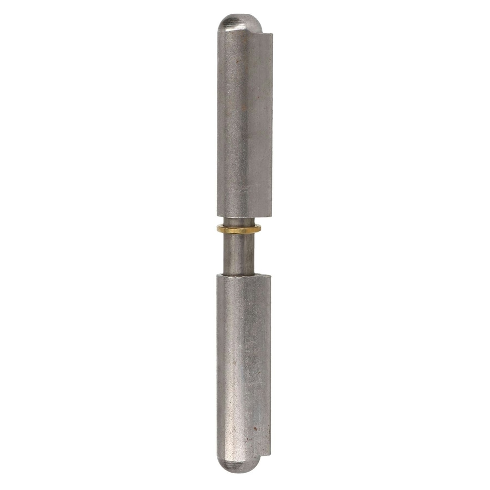 image 1 of 2 Pack Lift Off Bullet Hinge Weld On Brass Bush 20x180mm Heavy Duty Industrial Silver