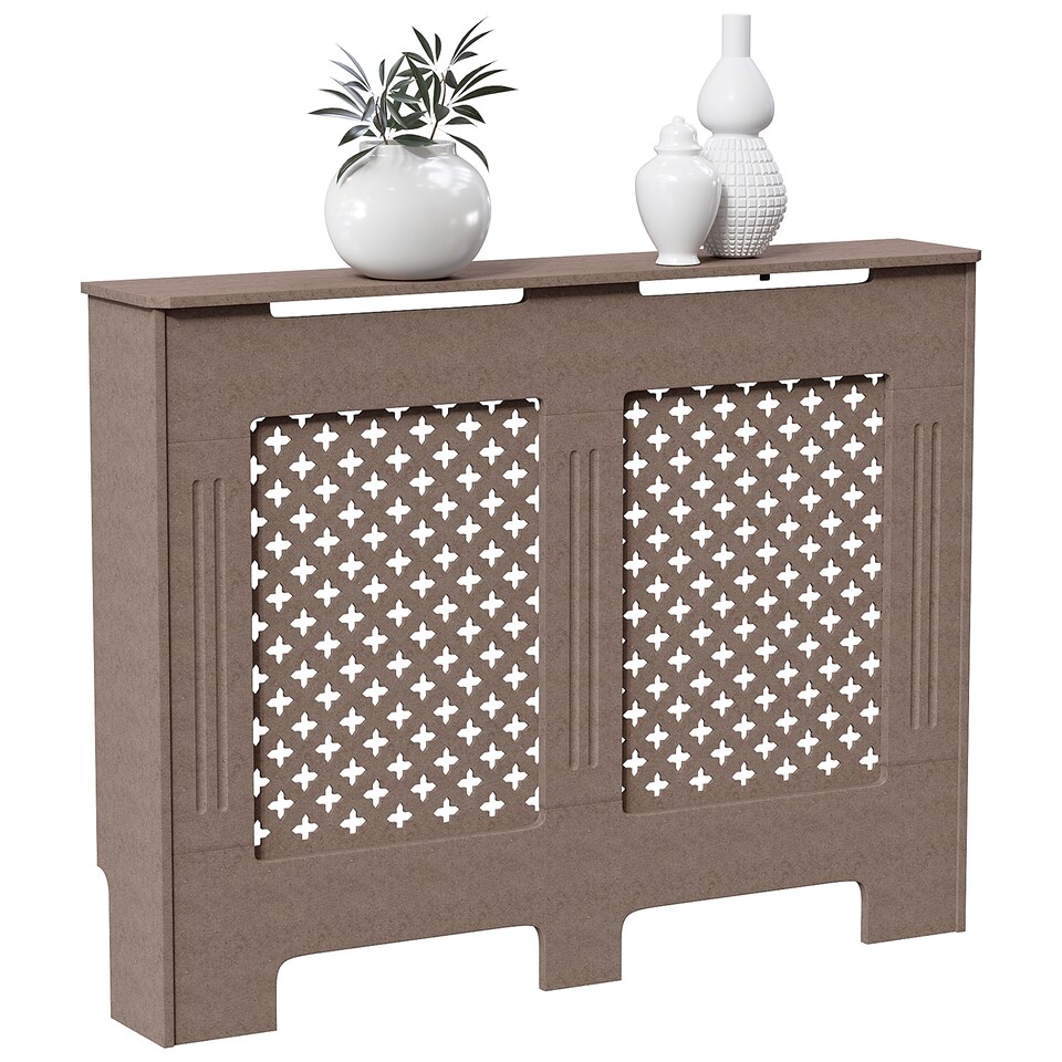 image 1 of Vida Designs Oxford Radiator Cover MDF Cabinet, Unfinished, 78cm