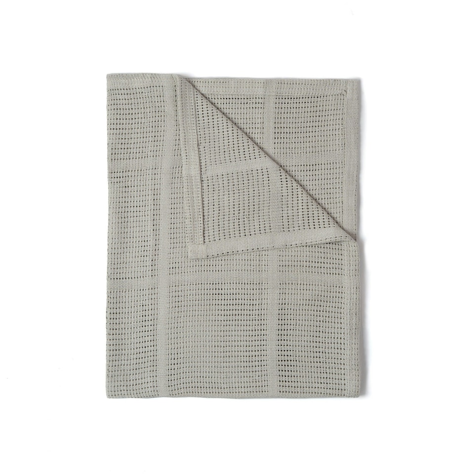 image 1 of Clair de Lune Cellular Blanket Cot Size - Grey