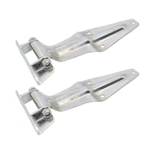 2 Pack 12" Stainless Steel Door Gate Strap Hinge Industrial Quality Heavy Duty | Silver
