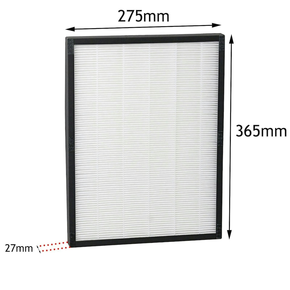 image 1 of SPARES2GO Carbon HEPA Filter Kit compatible with Vax AP02 AP05 Air Purifier (Type 114, Pack of 3 Filters)