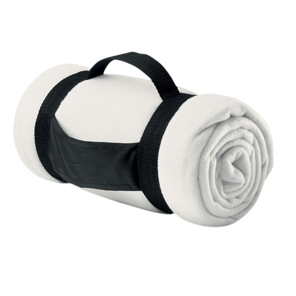 image 1 of MidOcean Stavenger Fleece Blanket - White - One Size White