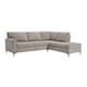 image 1 of Roma 4 Seater Fabric Corner Sofa Cream | Sand