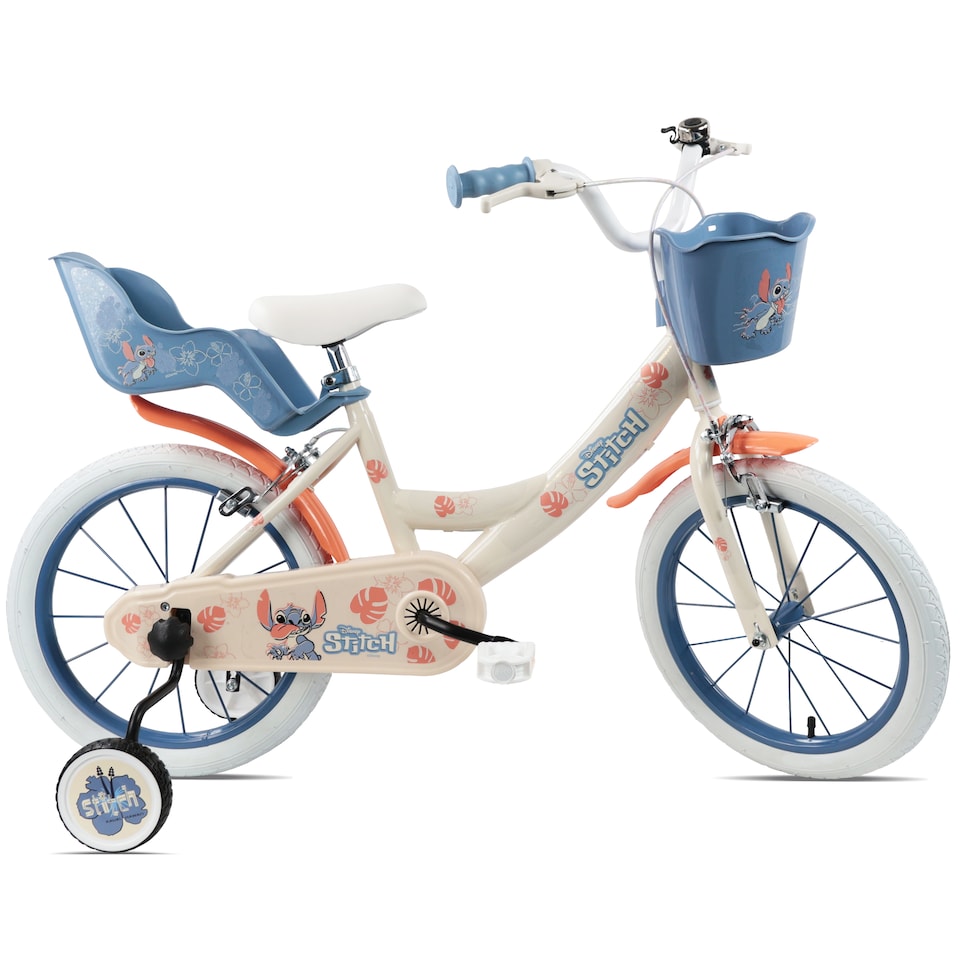 image 1 of Disney Stitch 16" Bicycle - Biege
