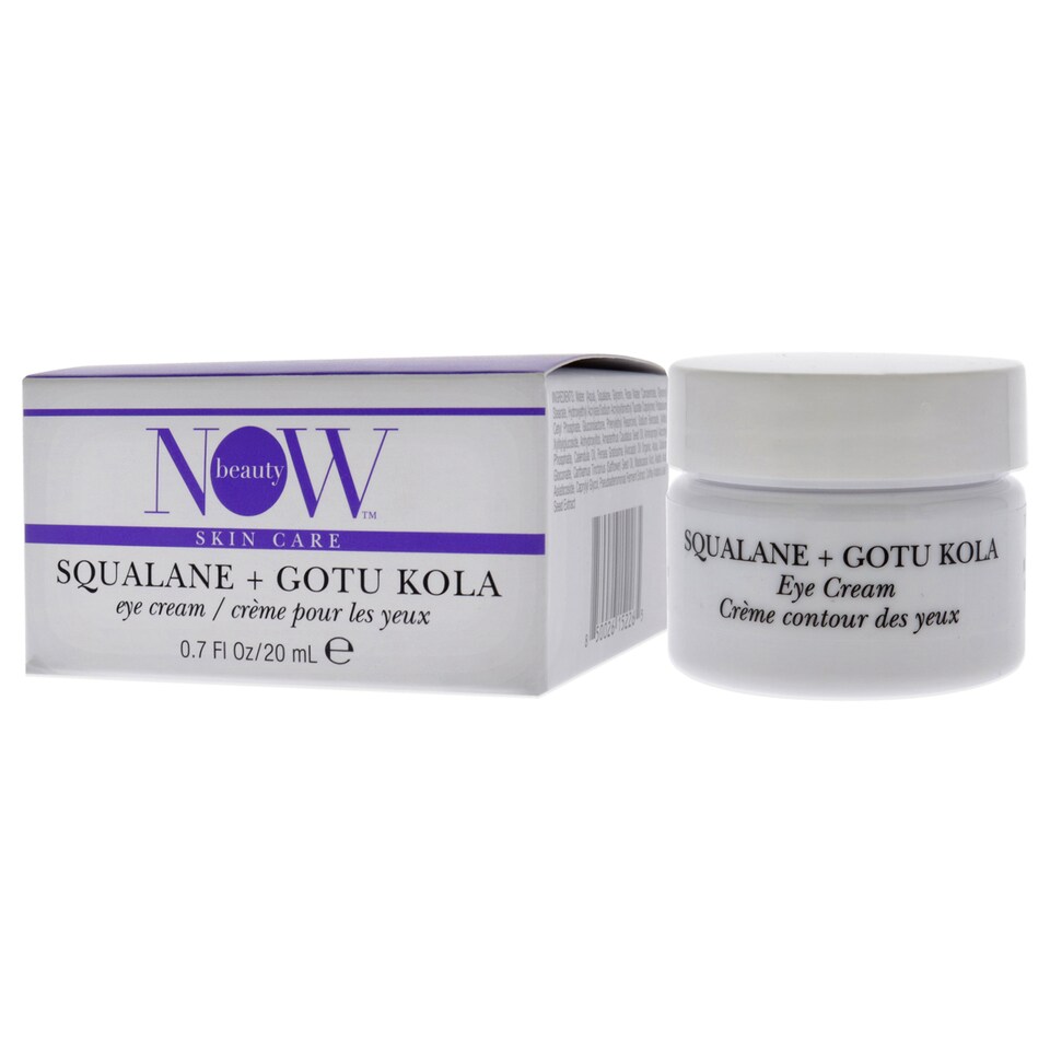 image 1 of Squalane Plus Gotu Kola Eye Cream by NOW Beauty for Unisex - 0.7 oz Cream | White