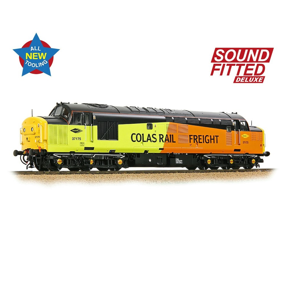 Bachmann Deluxe Class 37 175 Colas Rail (DCC-Sound)