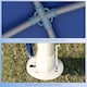 image 6 of Outsunny Garden Gazebo Marquee Party Tent Wedding Canopy Patio Blue 2.7 x 2.7m