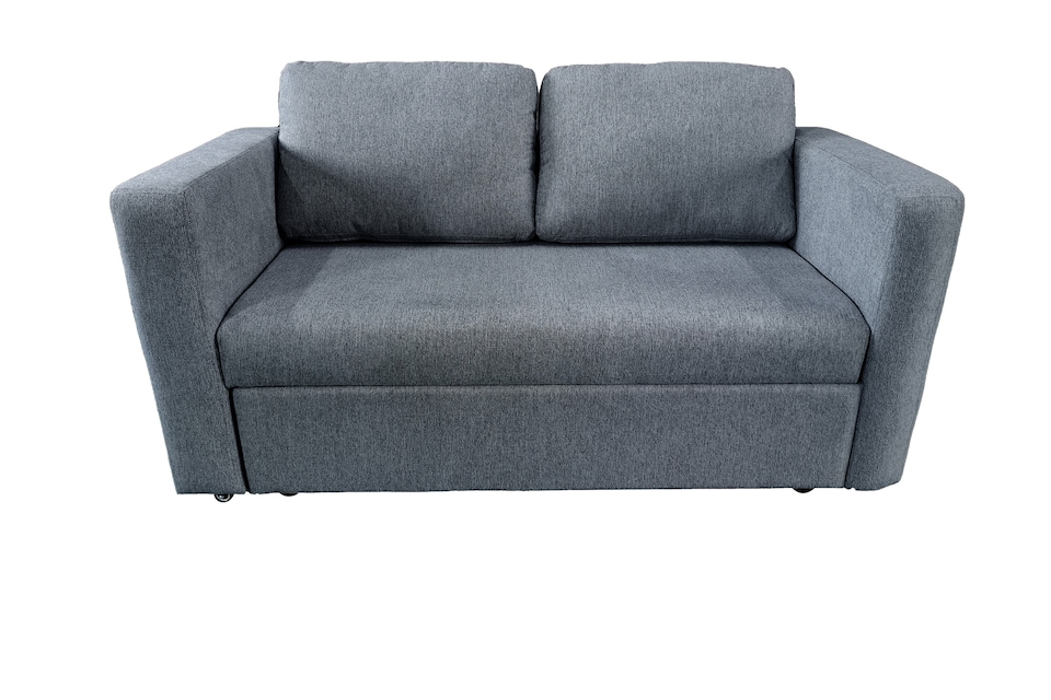 image 1 of The Brenta 2 Seater Slide Storage Sofa in Grey, Silver or Navy | Grey | One Size