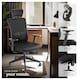 image 7 of Office Chair Phoebe - ergonomic shape, lumbar support, adjustable headrest