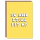 image 1 of Still Fit AF 50 Year Old Romantic Her Funny 50th Birthday Card