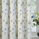 image 4 of Wylder Meadow Room Darkening 100% Cotton White/Cornflower Pencil Pleat Curtains 168 x 137cm White | Cornflower White