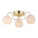 image 1 of Nordlux Franca Indoor Ceiling Light Brass Metal E14 Hand Blown Glass - Mains Powered, IP20