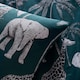 image 2 of Portfolio Home Wild Safari Soft Easy Care Bed Linen Bedding Duvet Cover Quilt Set With Pillow Case Green | Super King