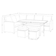image 10 of York 8 Seat Mixed Grey Rattan Corner Sofa Dining Set