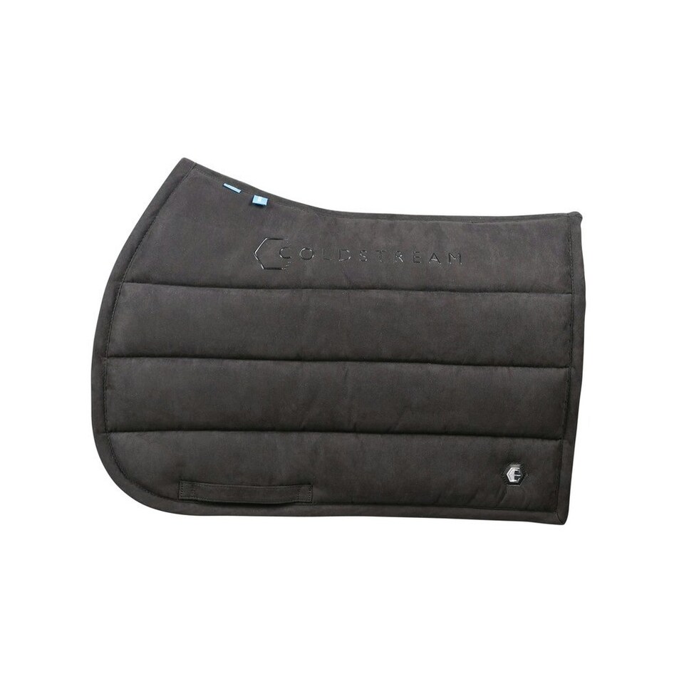 Coldstream Belford Suede Horse Saddlepad - Black - Full