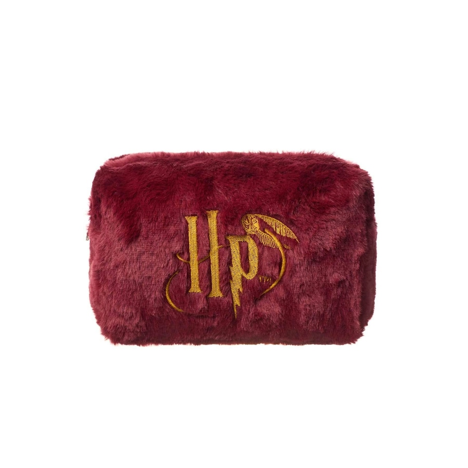 image 1 of Harry Potter Golden Snitch Make-up Bag & Mirror - Red/Gold - One Size