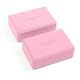 image 1 of Myga Pair of Foam Yoga Blocks - Dusty Pink