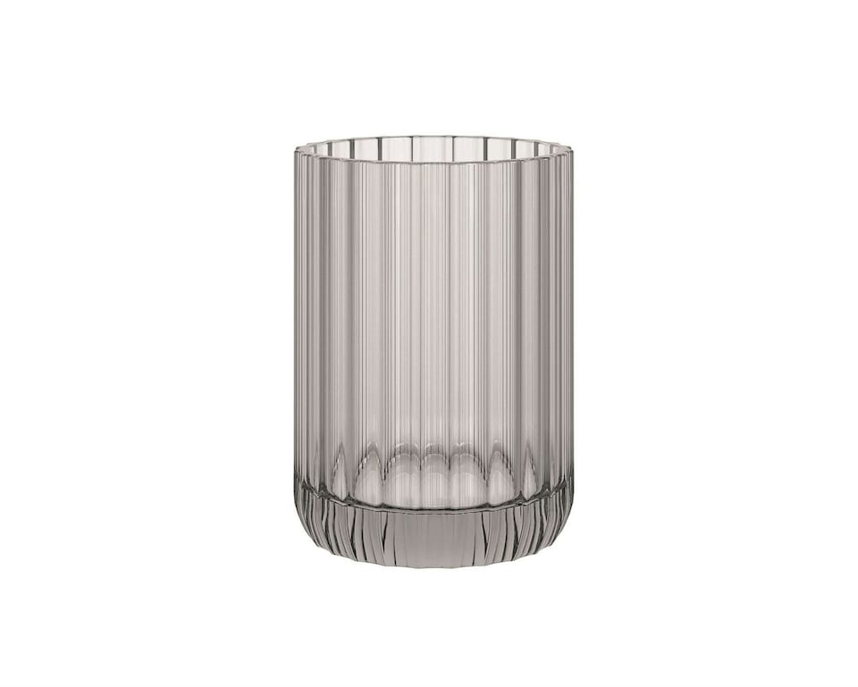 image 1 of Cosmic Counter Cup Tooth Brush Holder with Durable Plastic for Bathroom, Grey