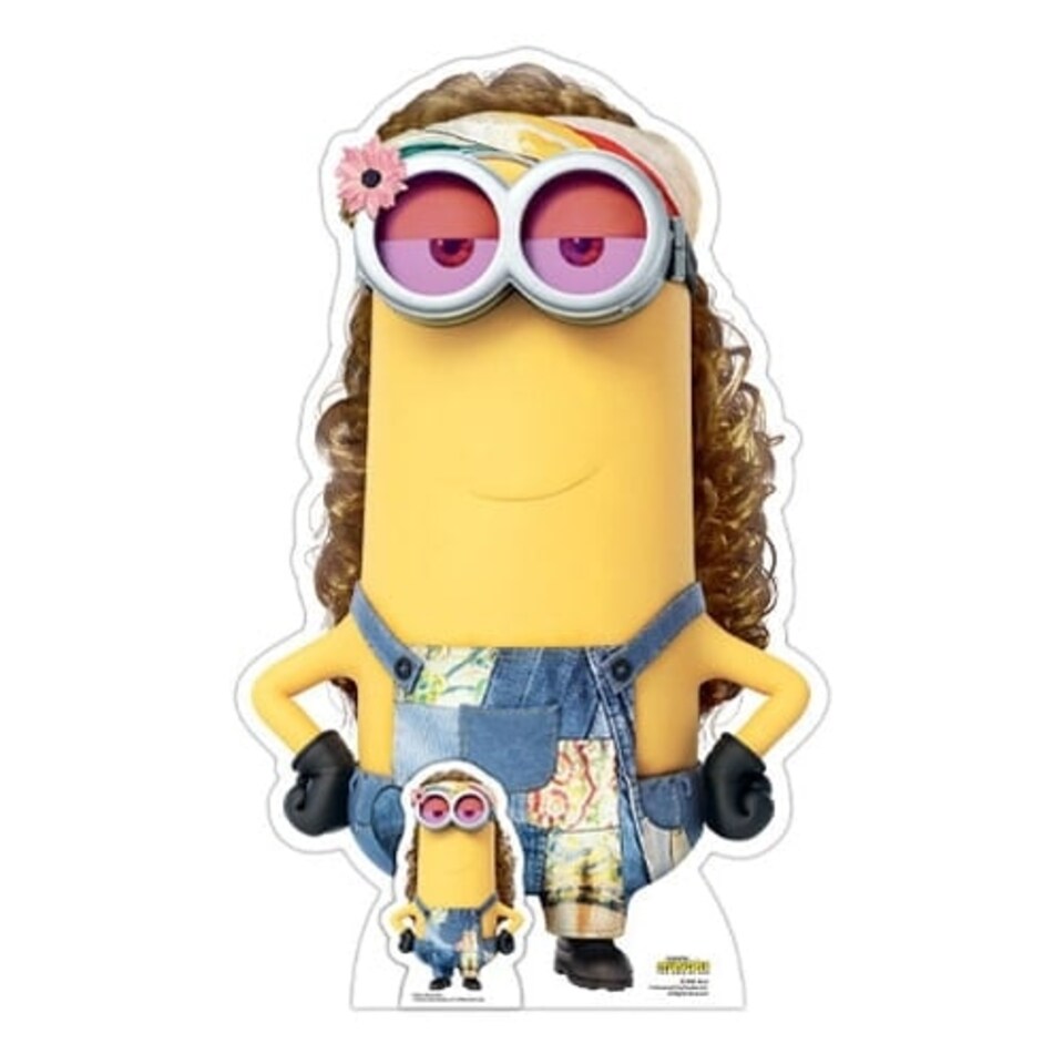 Kevin Hippy Minions 2 Star Mini Cardboard Cutout 95cm