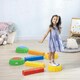 image 2 of Outsunny Eight-Piece Kids Stepping Stones w/ Non-Slip Surface & Bottom, for Kids