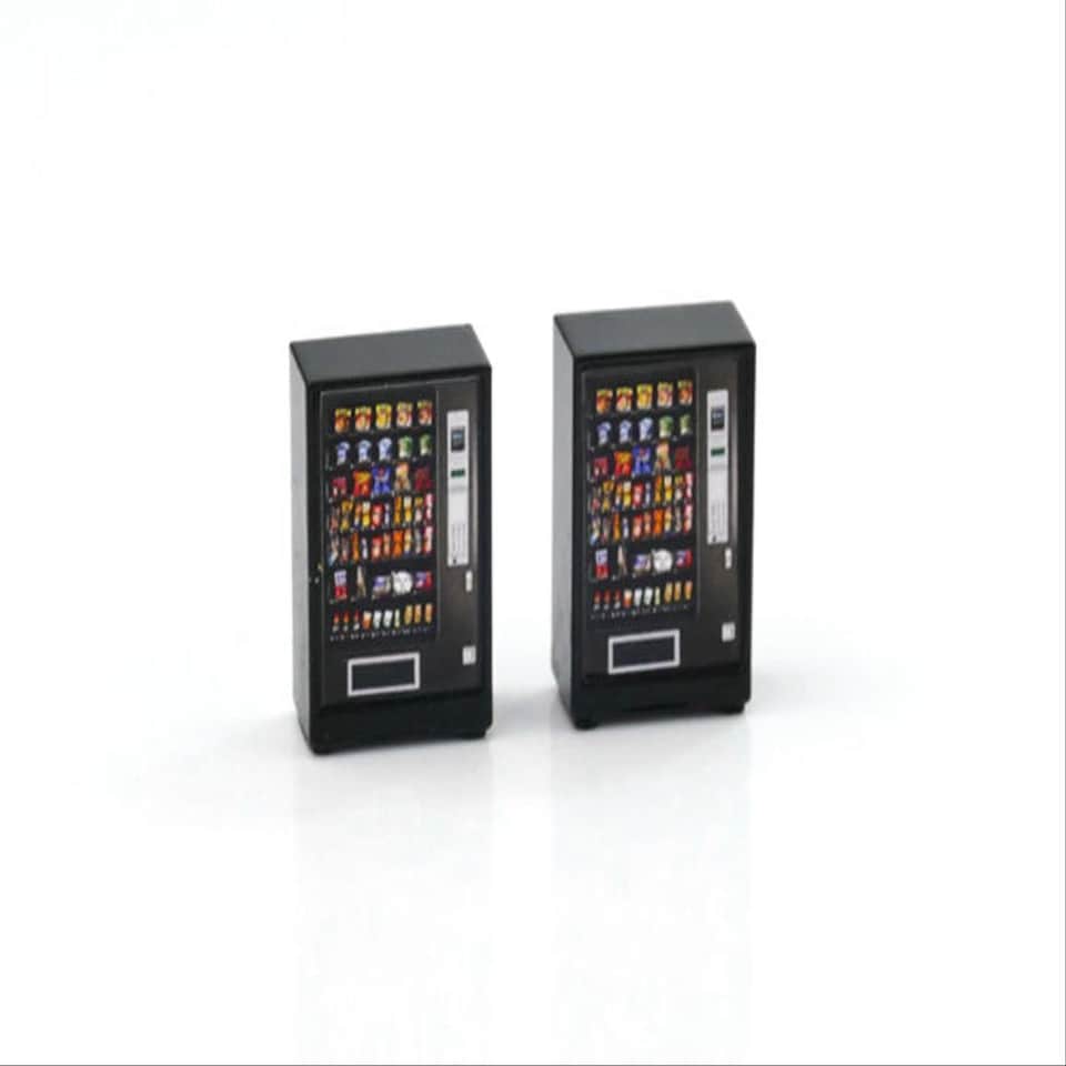 image 1 of GM Structures Vending Machines 2pcs (Pre-Built)