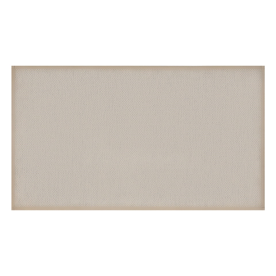 image 1 of Marlow 2PC Non Slip Rubber Woven Door Mat Hallway Kitchen Rug