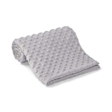 Brand Lab Minky Embossed Blanket - Silver Grey - One Size