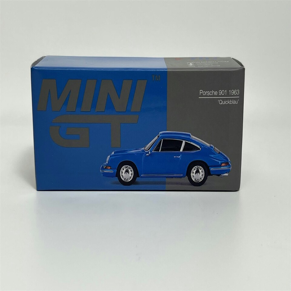 image 1 of Porsche 901 1963 Quickblau LHD 1:64 Scale Mini GT MGT00707L