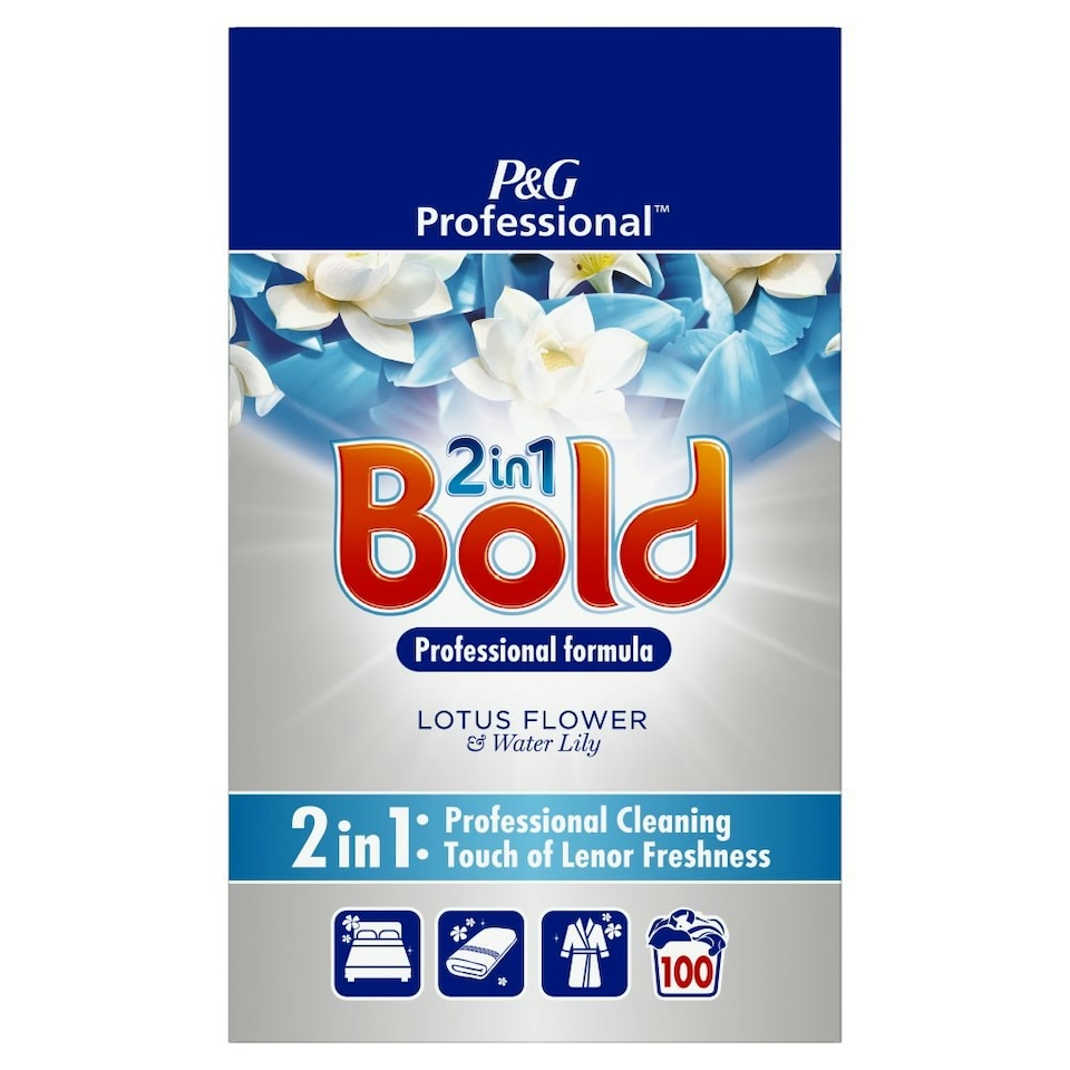 image 1 of Bold 2in1 Prof. Powder Detergent Lotus Flower & Water Lily 100 Washes 6.5Kg (Pack of 1)