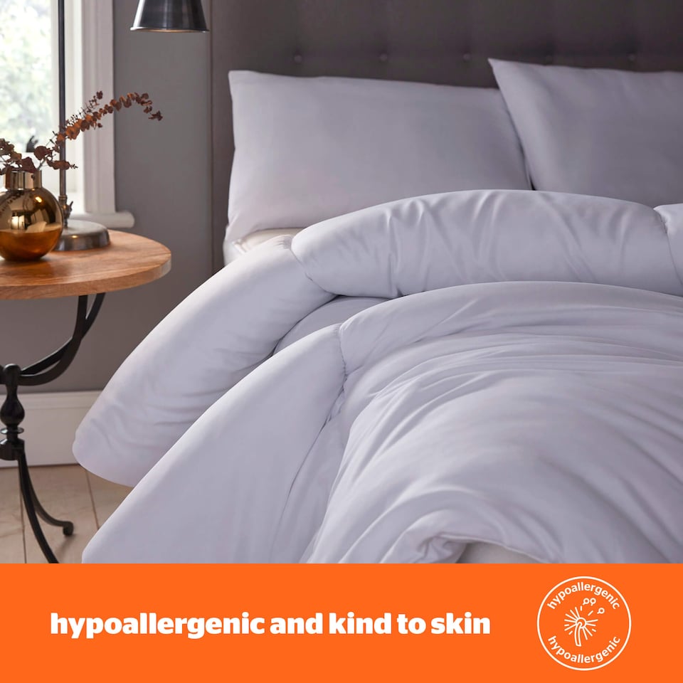image 1 of Silentnight Warm And Cosy Double Decker Duvet - 18 Tog | White | SuperKing