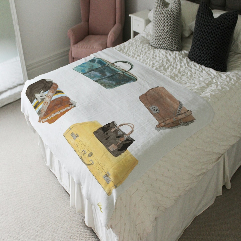 image 1 of Handbag collage (Blanket)