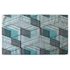 image 1 of Blue Geometric Hexagons (Bath Towel)
