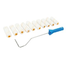 Silverline - Mini Roller Frame & 10 Sleeves - 100mm