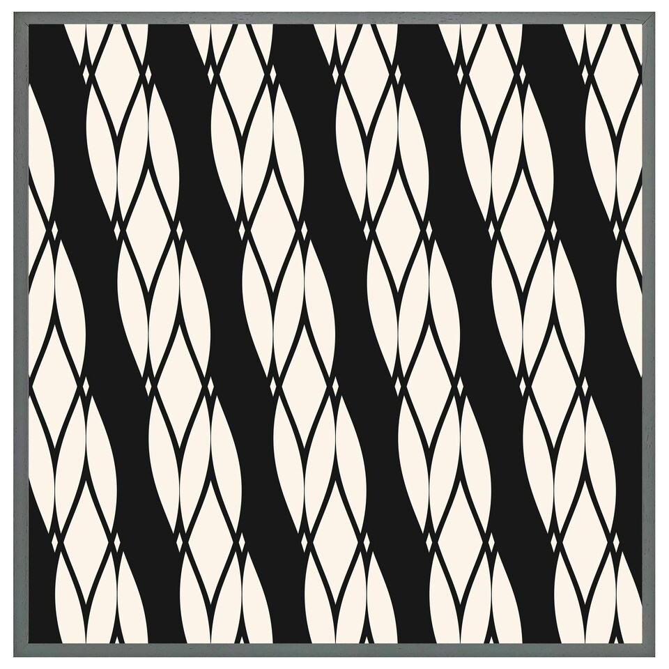 image 1 of Geometric rope pattern (Picture Frame) Brown | Oak | XS