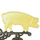image 2 of Pig Bell Farm Cast Iron Sign Plaque Door Wall Fence Gate House Garage Porch