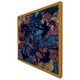 image 4 of Grunge flower print (Picture Frame) Grey | S