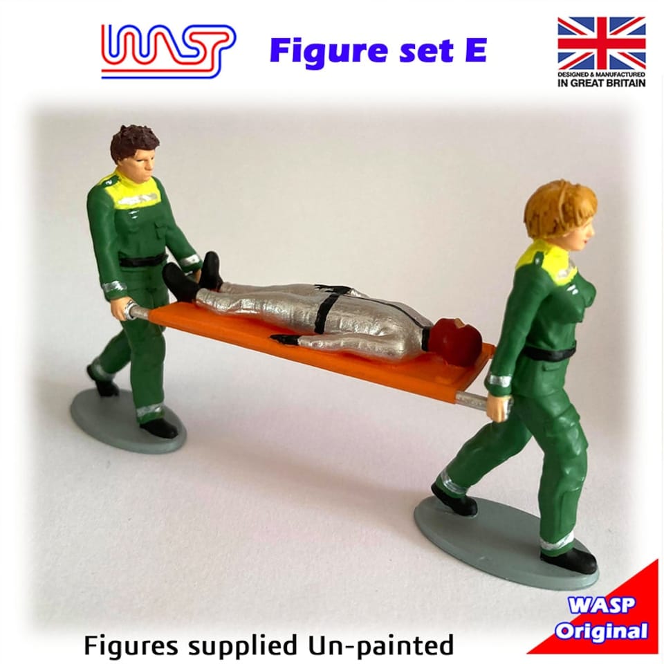 Trackside Figure Scenery Display Set E New 1:32 Scale WASP