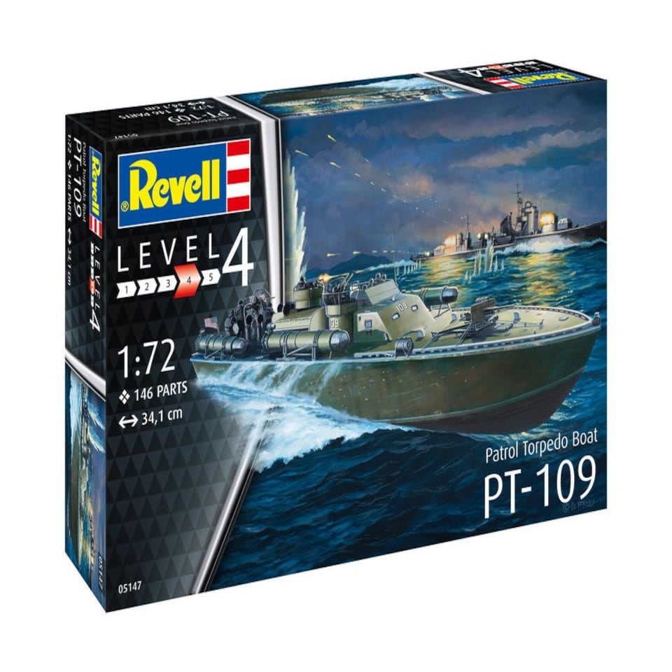 image 1 of Revell Model Set Patrol Torpedo Boat Pt-109