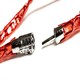 image 5 of AWE Red Bike/Multi Purpose Combination Chain Bike Lock Red