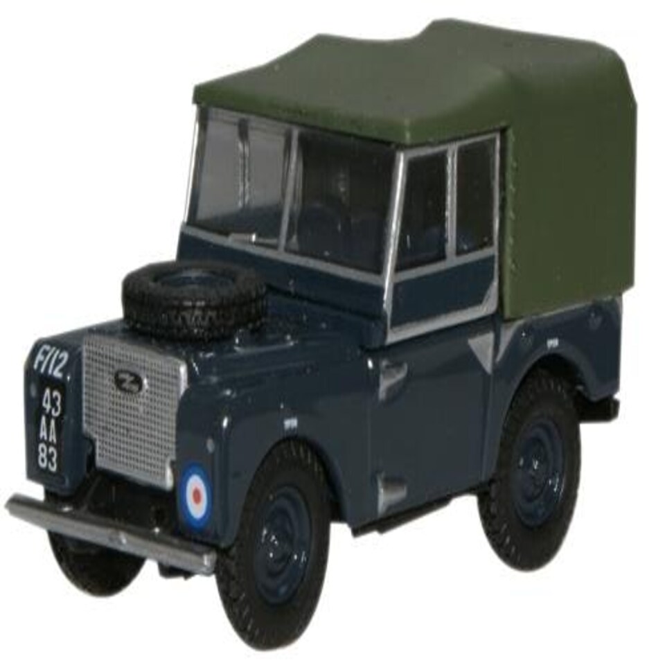Oxford Diecast Land Rover Series I 80'' Canvas RAF