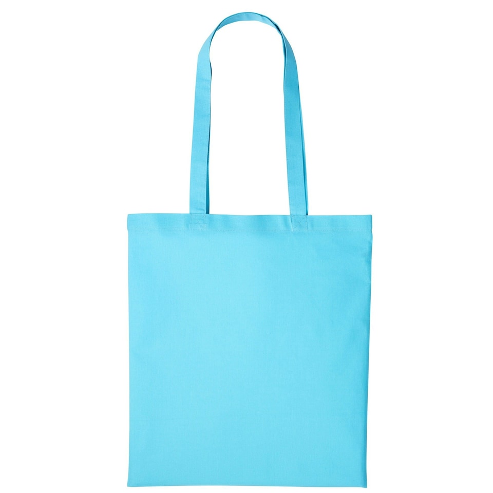 Nutshell Plain Strong Shoulder Shopper Bag - Turquoise - One Size